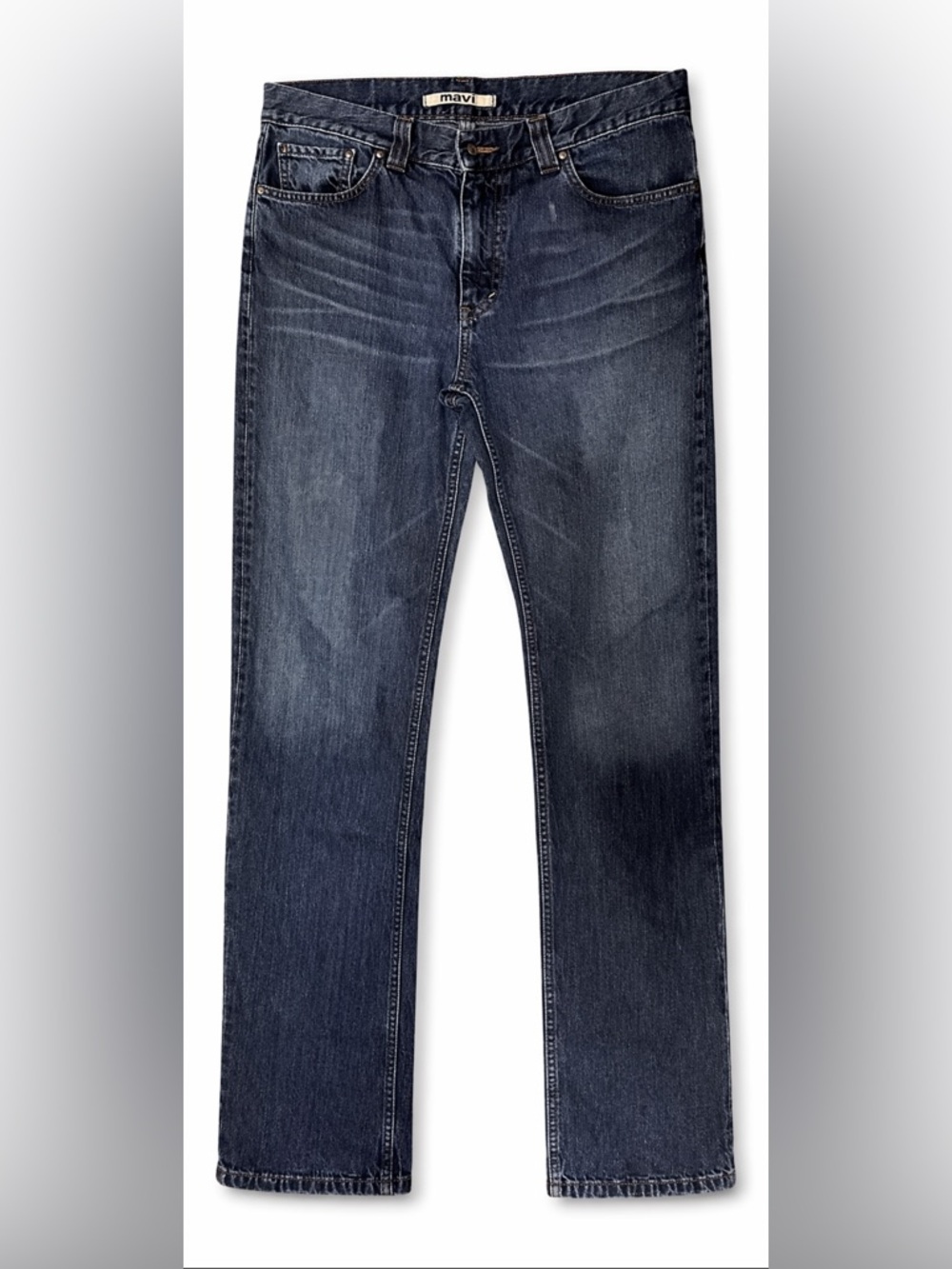 Mavi Men’s Dark Wash Jeans Size 32/32 Straight Leg Denim